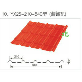 YX25-210-840型（装饰瓦）